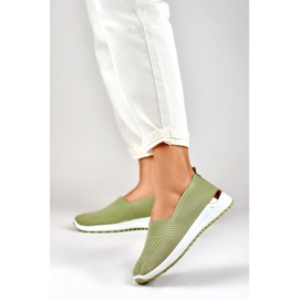 Chaussures décontractées pour femmes confortables et flexibles vert 5
