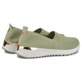 Chaussures décontractées pour femmes confortables et flexibles vert 2