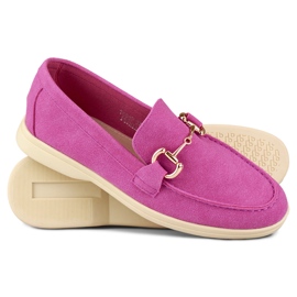 Mocassins confortables pour femmes rose tendre 1 Mocassins confortables pour femmes rose tendre 1