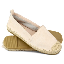 Espadrilles classiques beiges pour femmes 2