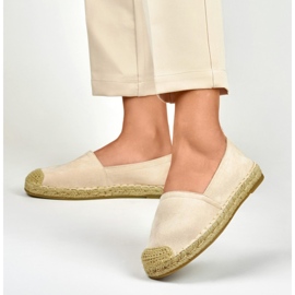 Espadrilles classiques beiges pour femmes 6