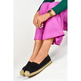 Espadrilles noires classiques pour femmes le noir 1