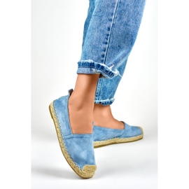 Espadrilles bleues classiques pour femme 4