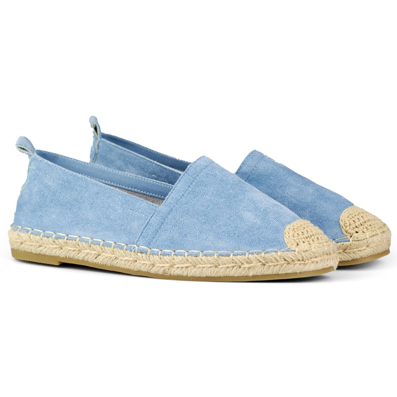 Espadrilles bleues classiques pour femme 1