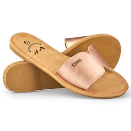 Chaussons plats femme Denly classiques d'or 1