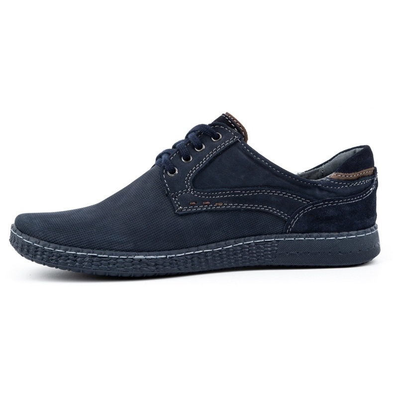 KOMODO Chaussures décontractées pour hommes 848 bleu marine 1