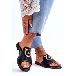 Chaussons Cuir Confort Chaussures S.Barski KV-2775-32 Noir le noir 2