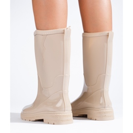 Bottes crème pour femmes de Shelovet beige 1