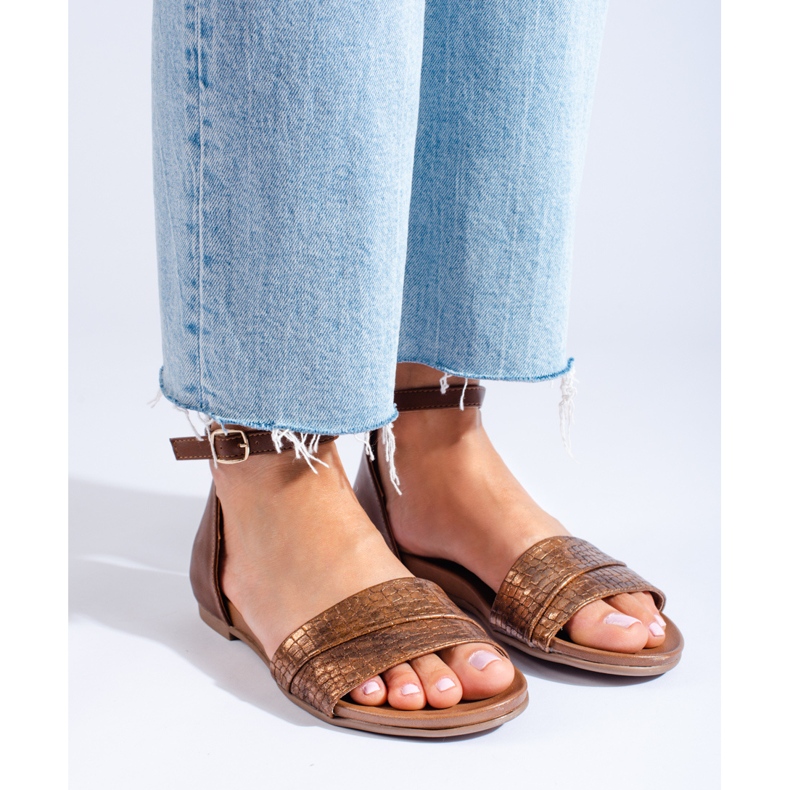 Sandales femme Daszyński marron brun 2