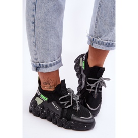 PS1 Baskets à enfiler noires Evolution Fashion 1