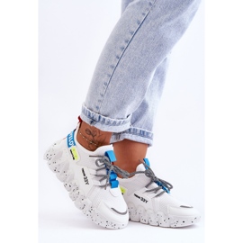 PS1 Baskets à enfiler à la mode White Evolution blanche 5