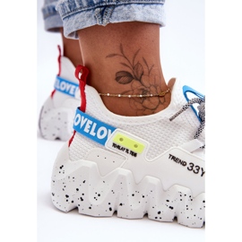 PS1 Baskets à enfiler à la mode White Evolution blanche 4