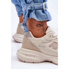 FG2 Chaussures De Sport En Maille Pour Femmes À La Mode Beige Venise 2 FG2 Chaussures De Sport En Maille Pour Femmes À La Mode Beige Venise 2