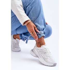 FG2 Chaussures de sport à lacets pour femmes Blanc Emare blanche 1