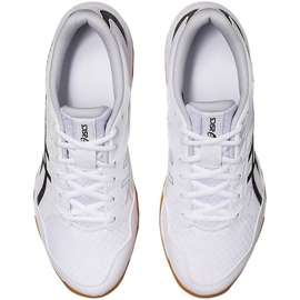 Asics Gel-Rocket 11 M 1071A091 101 chaussures de volley-ball blanche blanche 1