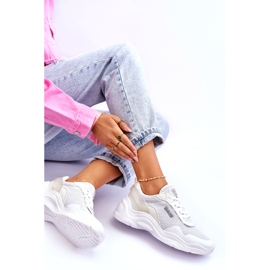 Chaussures de sport en tissu pour femme Système de mousse à mémoire de forme Big Star LL274A064 Blanc blanche 7