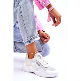 Chaussures de sport en tissu pour femme Système de mousse à mémoire de forme Big Star LL274A064 Blanc blanche 6