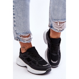FG2 Chaussures de sport à la mode pour femmes avec filet Venise noire 2