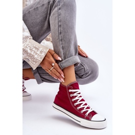FR1 Baskets Femme Classic High Bordeaux Remos rouge 2 FR1 Baskets Femme Classic High Bordeaux Remos rouge 2