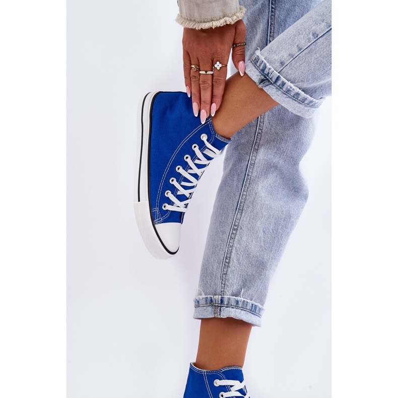 FR1 Baskets classiques pour femmes High Blue Remos bleu 2