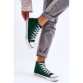 FR1 Baskets classiques pour femmes hautes vertes Remos 2