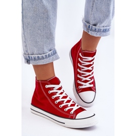 FR1 Baskets montantes classiques pour femmes Red Remos rouge 1 FR1 Baskets montantes classiques pour femmes Red Remos rouge 1