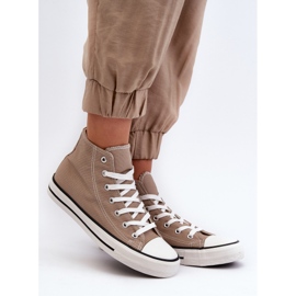 FR1 Baskets montantes classiques pour femmes Beige Remos 1