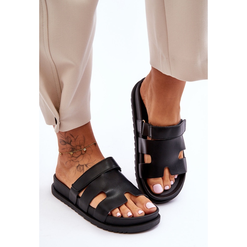 Chaussons Molie noirs classiques pour femmes le noir 1