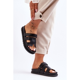 Chaussons Molie noirs classiques pour femmes le noir 2