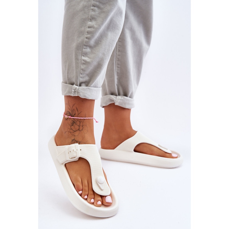 Tongs Mousse Femme Blanc Apollo blanche 1