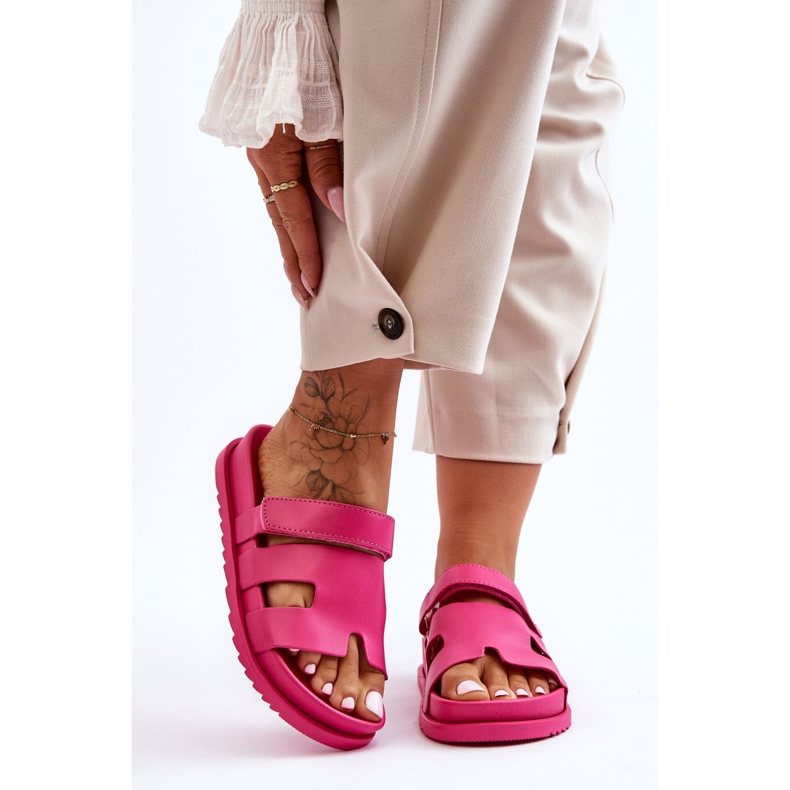 Sandales Classiques Femme Fuchsia Molie rose 1
