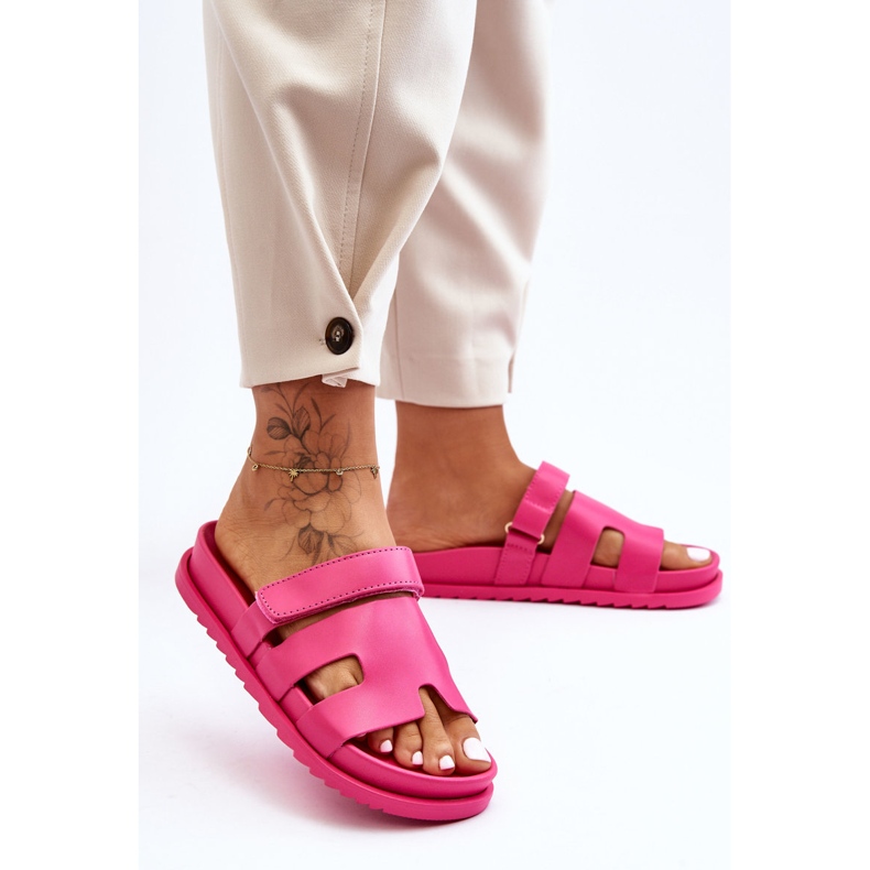 Sandales Classiques Femme Fuchsia Molie rose 2