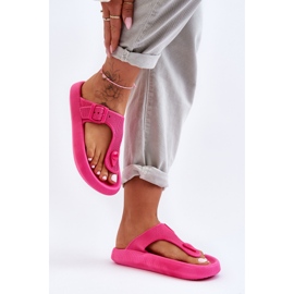 Tongs Femme Mousse Fuchsia Apollo rose 2