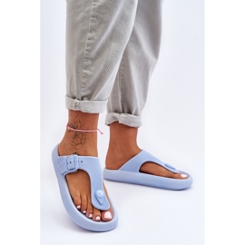 Tongs en mousse bleu Apollo pour femmes 4