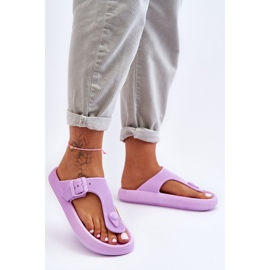Tongs Mousse Femme Violet Apollo 1