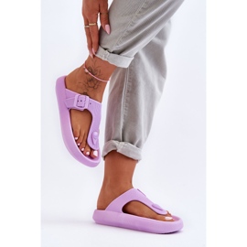 Tongs Mousse Femme Violet Apollo 3