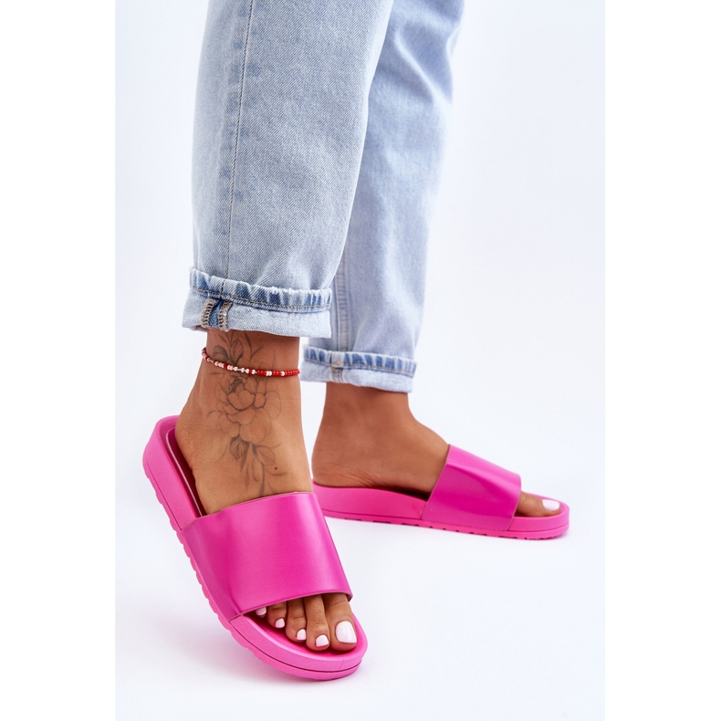 Chaussons Classiques Femme Fuchsia Rolien rose 1