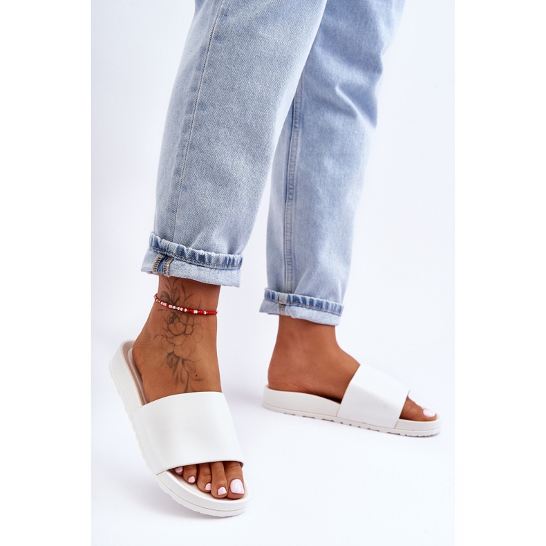 Chaussons Classiques Femme Blanc Rolien blanche 1 Chaussons Classiques Femme Blanc Rolien blanche 1