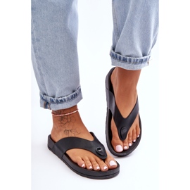 Tongs Plateforme Femme Noir Bellitta 2
