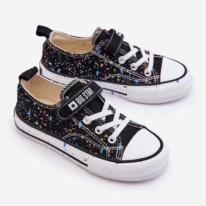 Baskets Velcro Enfant Big Star LL374063 Noir 1