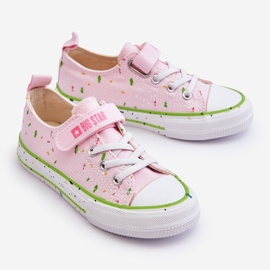 Baskets Velcro Enfant Big Star LL374064 Rose 1 Baskets Velcro Enfant Big Star LL374064 Rose 1