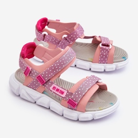 Sandales Velcro Enfant Big Star LL374202 Rose 1