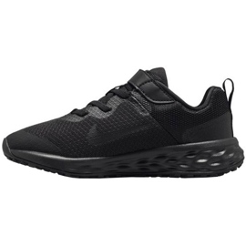 Chaussures Nike Revolution 6 Jr DD1095 001 le noir 2 Chaussures Nike Revolution 6 Jr DD1095 001 le noir 2