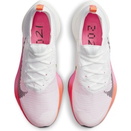 Chaussures Nike Air Zoom Tempo NEXT% Flyknit DJ5430-100 blanche 2
