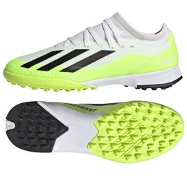Adidas X Crazyfast.3 Tf Jr IE1568 chaussures de football blanc blanc 1