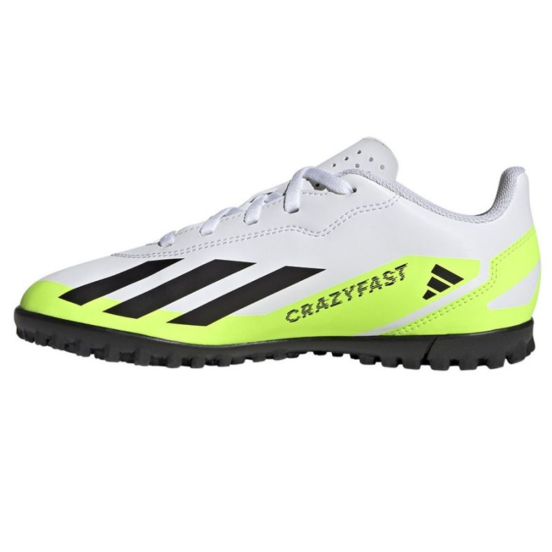 Adidas X Crazyfast.4 Tf Jr IE4066 chaussures de football blanche blanche 1