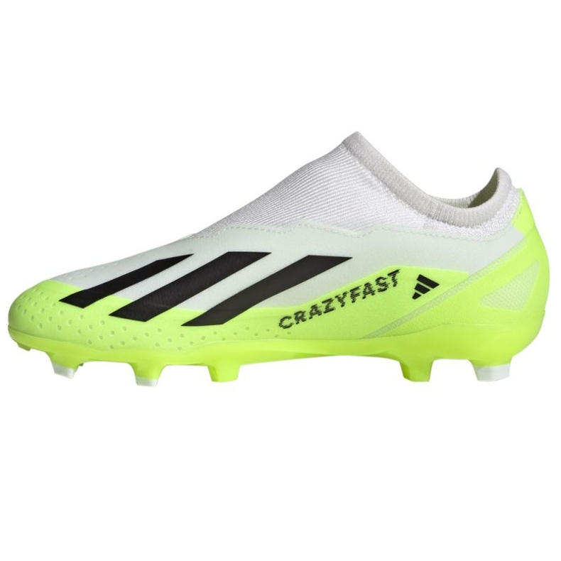 Chaussures adidas X CRAZYFAST.3 Ll Fg Jr ID9357 blanc blanc 1