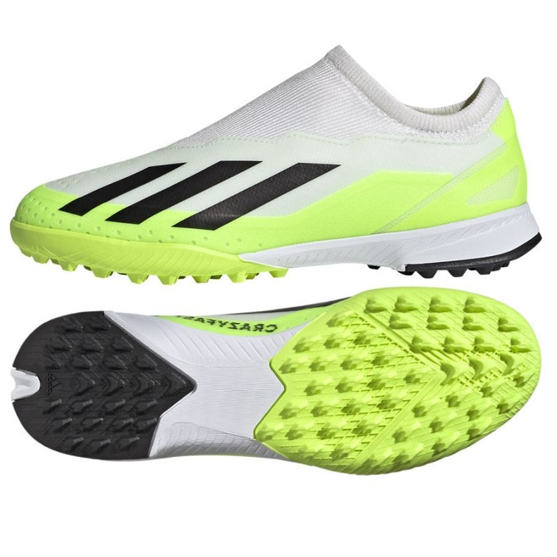 Chaussures adidas X CRAZYFAST.3 Ll Tf Jr IE1499 blanc blanc 1
