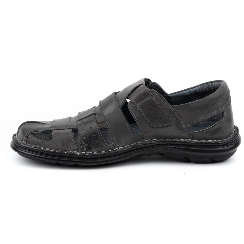 Mario Pala 467 Sandales pour hommes grises 1