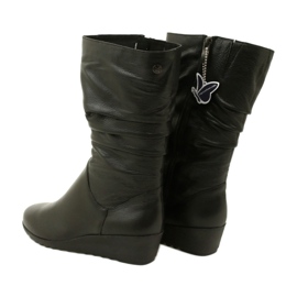 Caprice Walking On Air bottes compensées courtes 25417-41 022 le noir 3